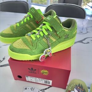 Adidas LE Forum Low Dr. Seus The Grinch Opt 1 Men’s Size 7 Women’s Size 8 New